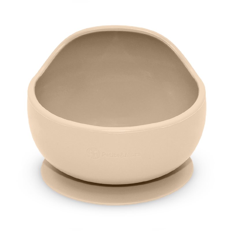 Petite&Mars Take&Match Silicone Bowl miska z przyssawką Desert Sand 6 m+ 360 ml