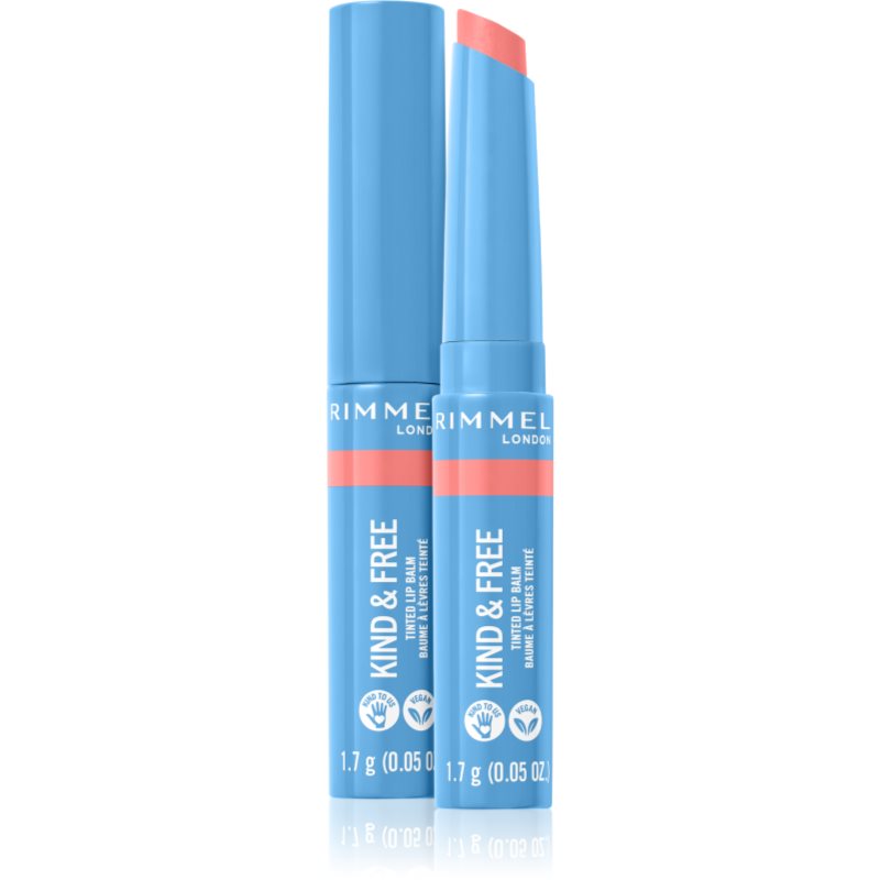 Rimmel London Kind & Free Tinted Lip Balm Balsam do ust 4 g Odcień 004 Hibiscus Blaze