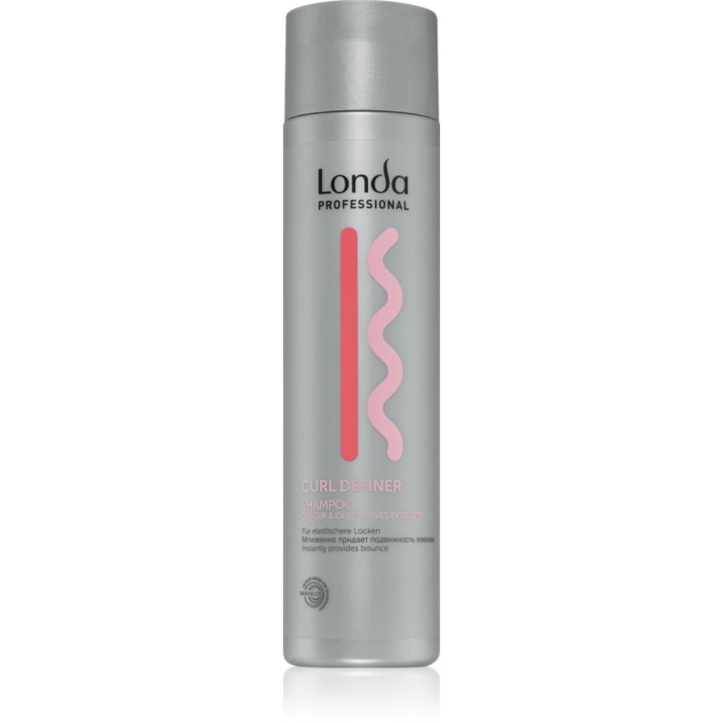 Londa, Curl Definer Shampoo Deliaktny Pielęgnujący Szampon Do Włosów Kręconych I Falowanych, Nawilża, Podkreśla, 250 ml