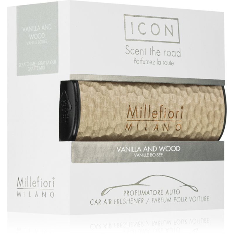Millefiori Icon Vanilla & Wood zapach do samochodu 1 szt.