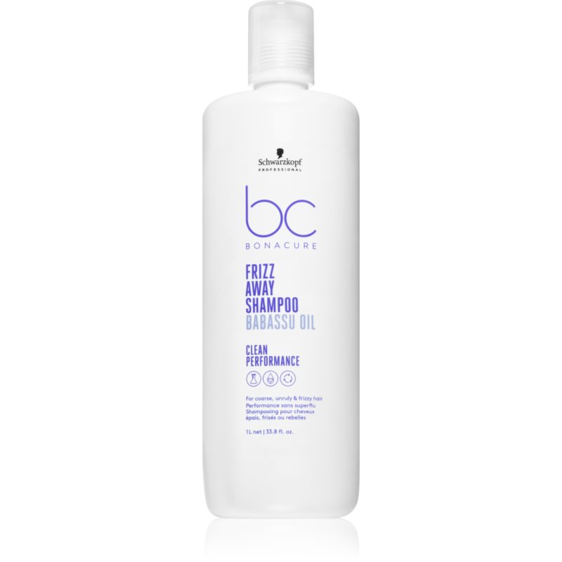 Schwarzkopf BC Frizz Away, wygadzajcy szampon do wosw z olejem babassu, 1000ml