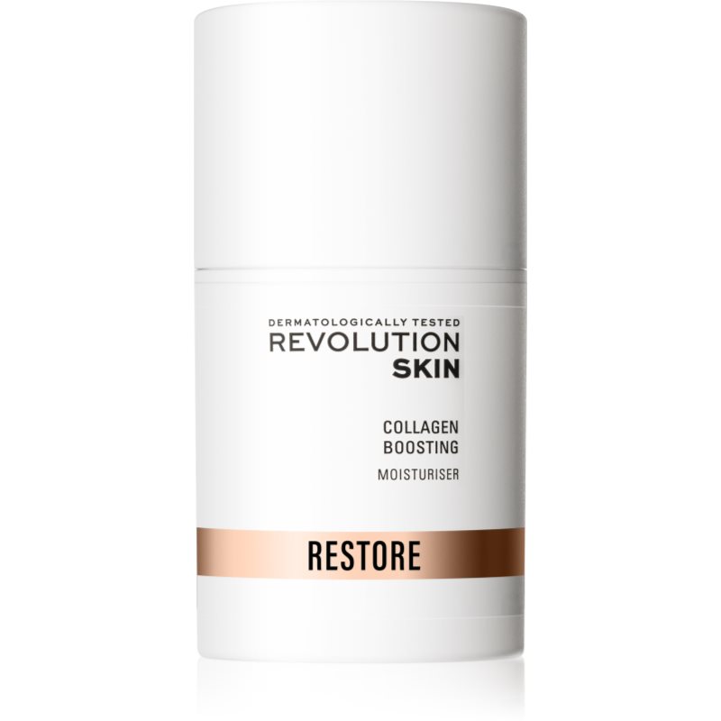 Revolution Skincare Restore Collagen Boosting Moisturiser krem do twarzy na dzień 50 ml dla kobiet