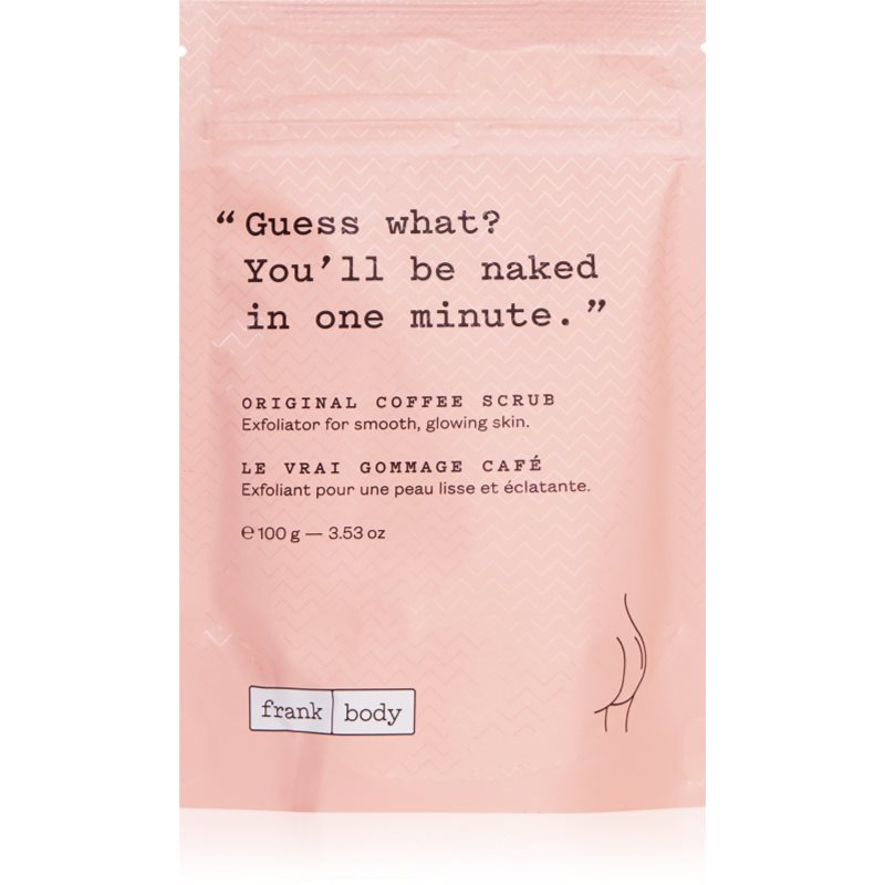 FRANKBODY Peeling z kawą - Format podróżny