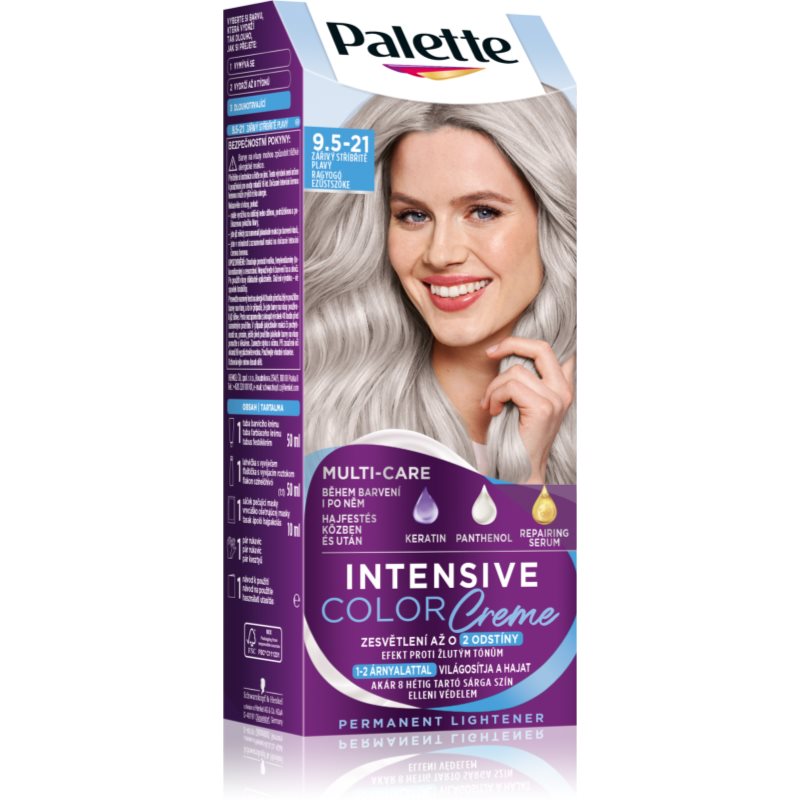 Schwarzkopf Palette Intensive Color Creme Krem koloryzujący nr 9.5-21 świetlisty srebrny blond 1op