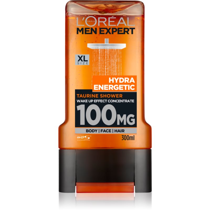 L''Oréal - MEN EXPERT - HYDRA ENERGETIC - SKIN AWAKENING TAURINE SHOWER GEL - Żel pod prysznic dla mężczyzn - 300 ml