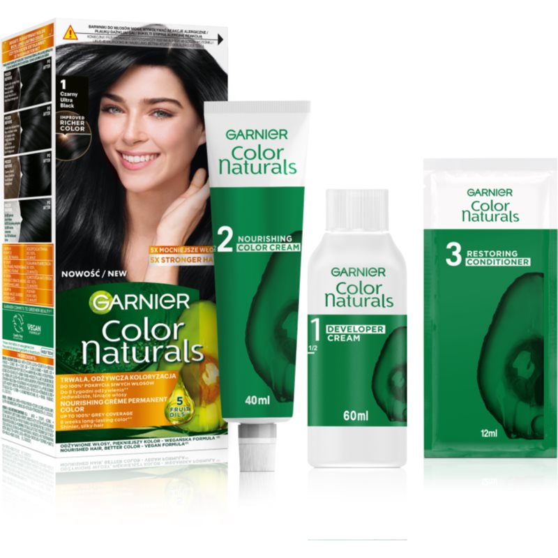 Garnier Color Naturals farba do włosów 1 Czarny