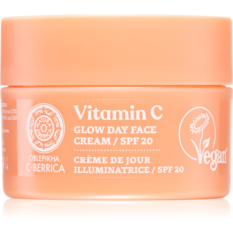 NATURA SIBERICA - OBLEPIKHA C-BERRICA - Vitamin C - Glow Day Face Cream - Rozświetlający krem na dzień SPF20 - 50 ml