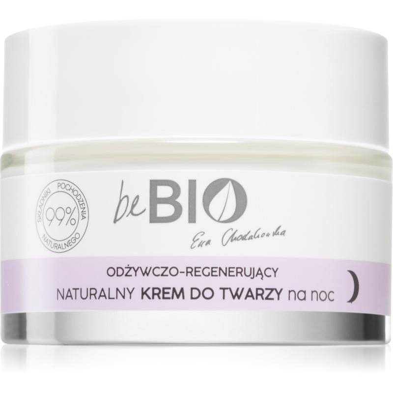 beBIO odżywczo-regenerujący krem do twarzy na noc
