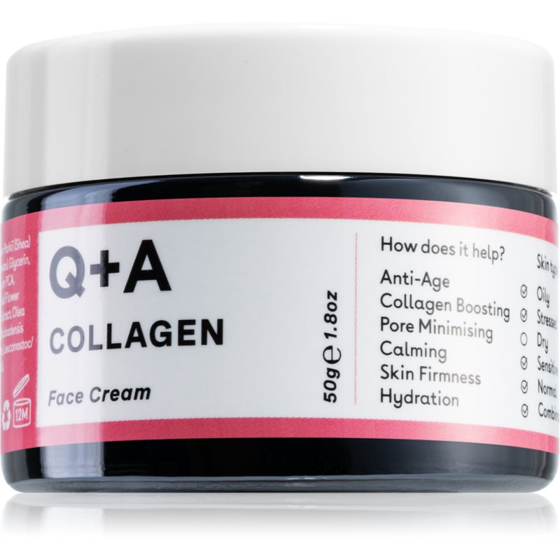 Q+A Q+A Collagen krem do twarzy na dzień 50 g