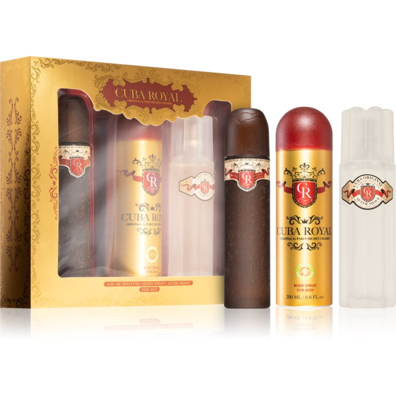 Cuba Royal Edt 100ml + Dezodorant 200ml + Woda po goleniu 100ml