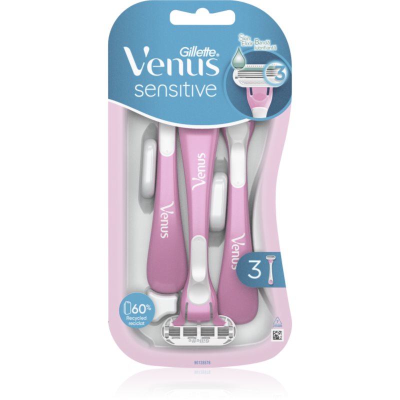 Gillette Venus Sensitive 3 szt maszynka do golenia dla kobiet