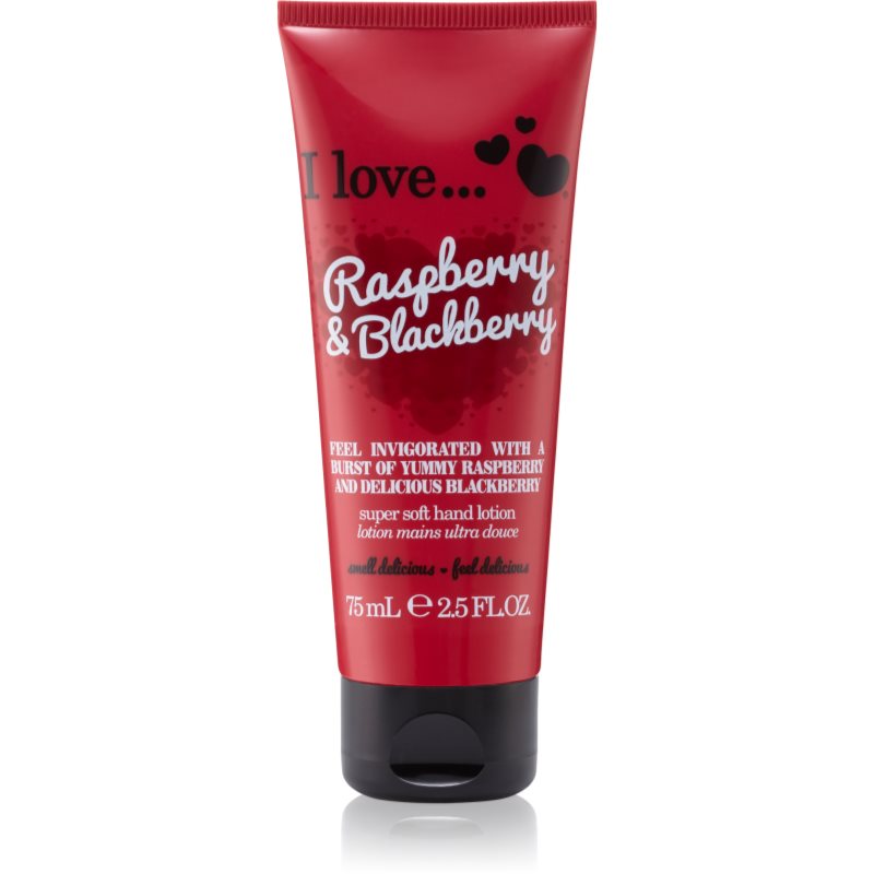 I Love Raspberry & Blackberry krem do rąk 75 ml
