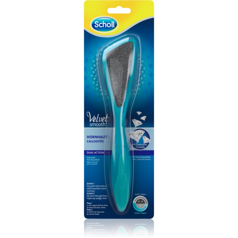 Scholl Velvet Smooth Dual Action Diamond Crystals pedicure 1 szt dla kobiet