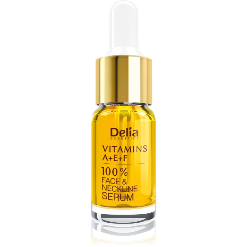 Delia 100% Serum do twarzy, szyi i dekoltu Witaminy A+E+F 10ml