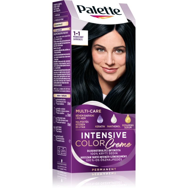 Schwarzkopf Palette Intensive Color Creme C1 Granatowa czerń