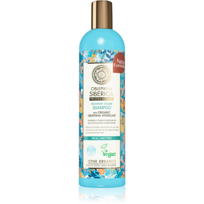 Oblepikha Siberica SZAMPON DO WŁOSÓW ZWIĘKSZAJĄCY OBJĘTOŚĆ 400 ml -