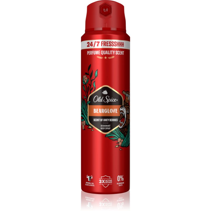 Old Spice Bearglove odświeżający dezodorant w sprayu dla mężczyzn dla mężczyzn 200 ml