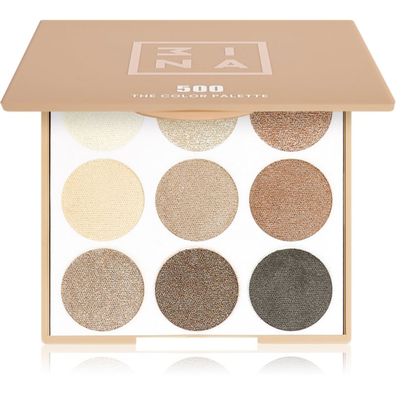3INA The Eyeshadow Palette Paleta cieni do powiek 9 g Nude