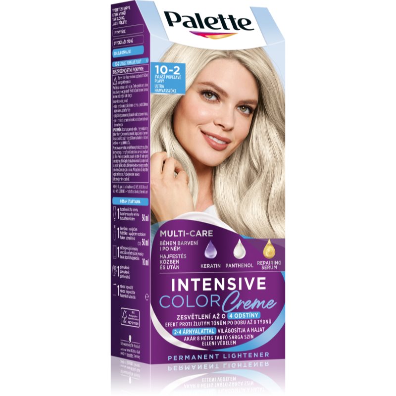 Schwarzkopf Palette Intensive Color Creme A10 Rozświetlony popielaty blond