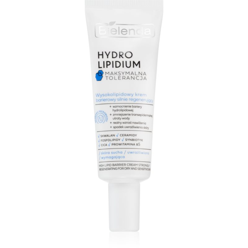Bielenda Hydro Lipidium Maksymalna Tolerancja Wysoko lipidowy krem barierowy silnie regenerujący 50ml