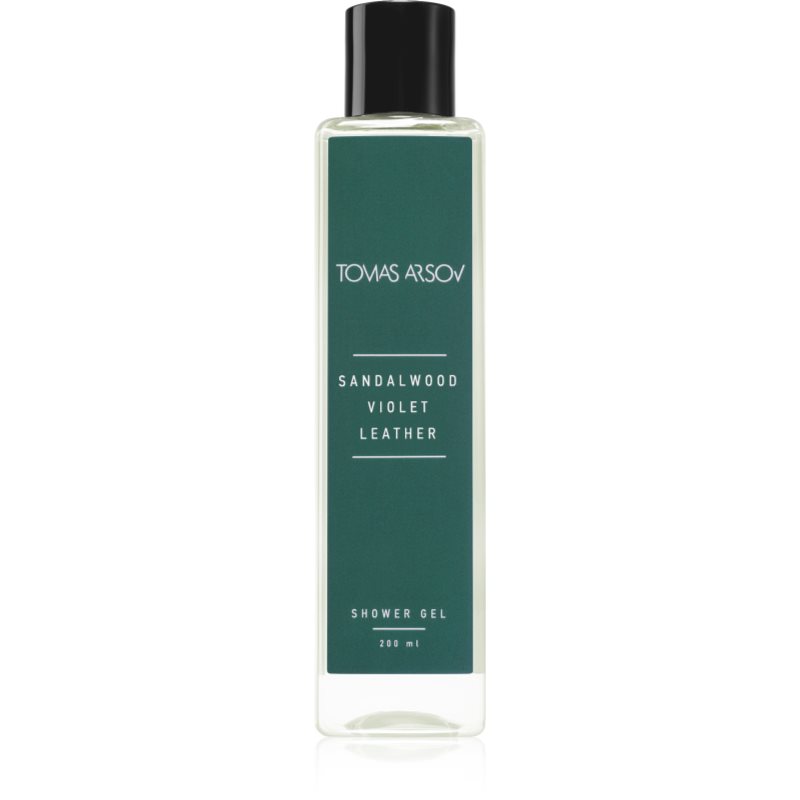 Tomas Arsov SANDALWOOD VIOLET LEATHER Shower gel perfumowany żel pod prysznic o działaniu nawilżającym 200 ml