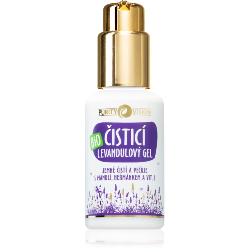 Purity Vision Purity Vision Organiczny żel do demakijażu Lawenda z migdałami rumiankiem i witaminą E 100 ml