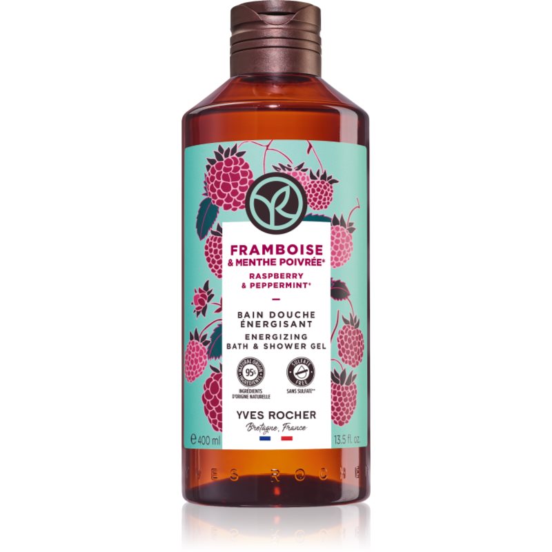 Yves Rocher Żel pod prysznic i do kąpieli Malina & Mięta 400ml