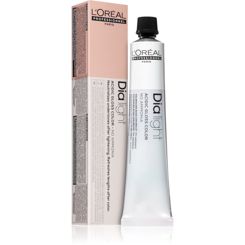 L’Oréal Professionnel Dia Light trwała farba do włosów bez amoniaku odcień 7.4 Biondo Ramato 50 ml