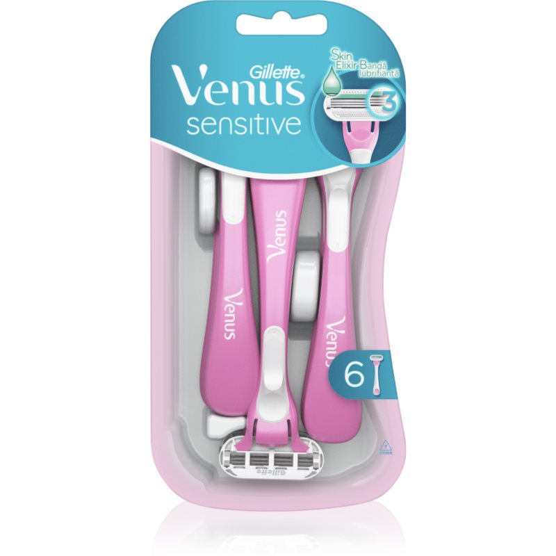 Gillette Venus Sensitive - Jednoczęściowe Maszynki do golenia 6szt