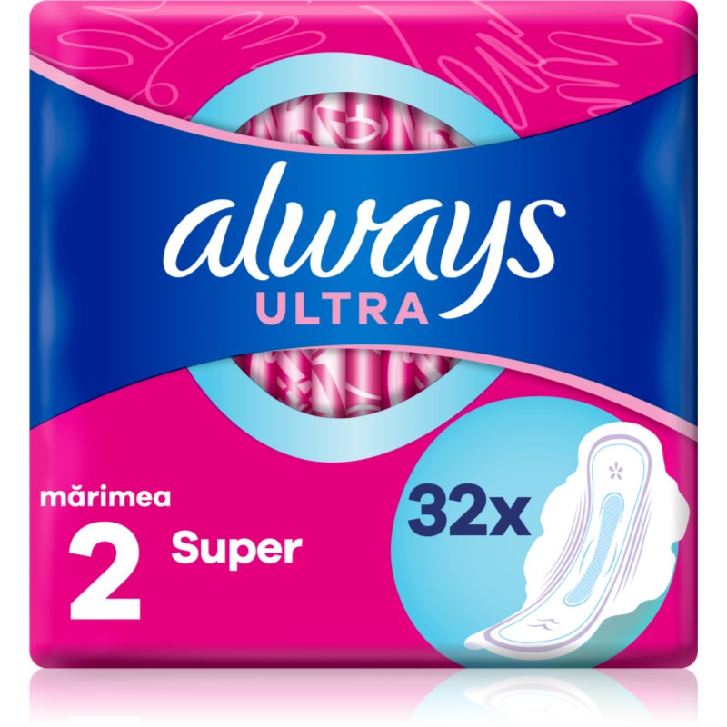 Always ULTRA Ultra Super Plus Podpaski higieniczne 32 sztuki