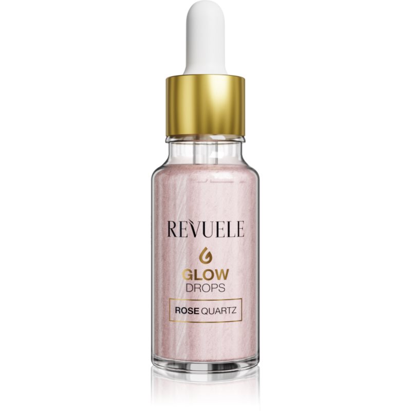 Revuele Glow Drops Rose Quartz serum rozświetlające do ciała i twarzy 20 ml