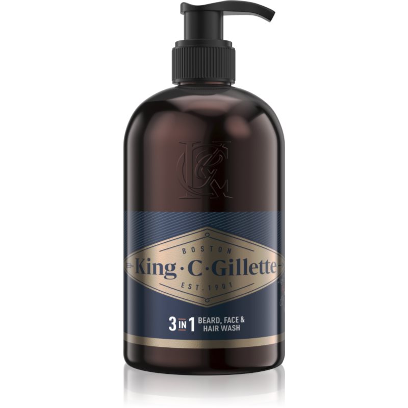 Gillette emulsja do mycia twarzy i brody King C. 350 ml