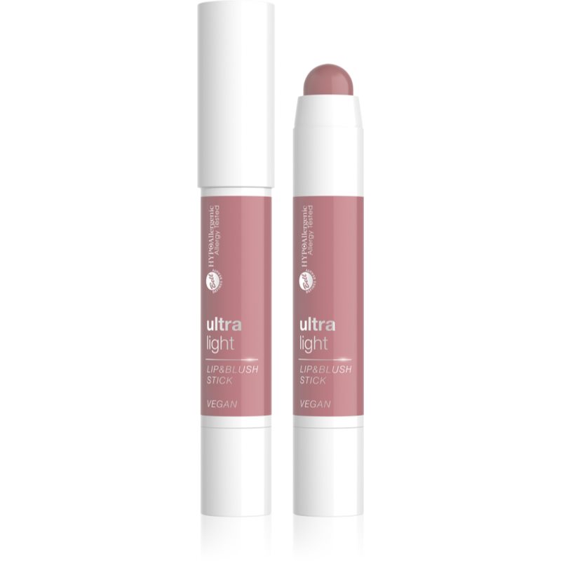 Bell Hypoallergenic Ultra Light Lip&Blush Stick 01 Misty Blossom, 3,8g