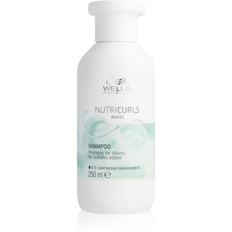 Wella Nutricurls, szampon do włosów falowanych, 250ml