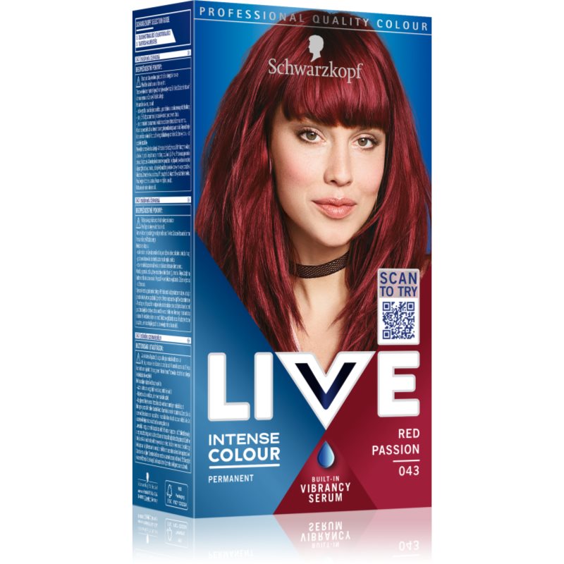 Schwarzkopf Live Farba do włosów Red Passion 1szt