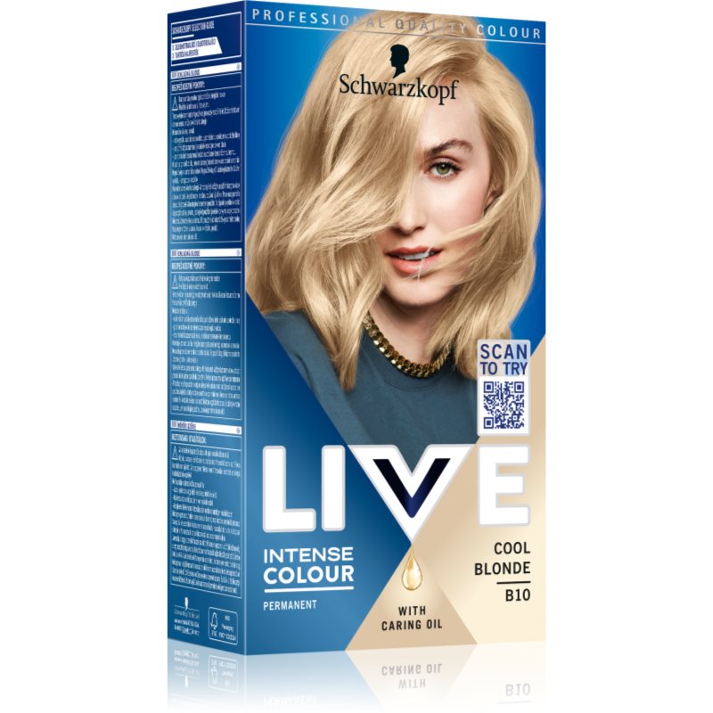 Schwarzkopf Live Intense Colour farba do włosów B10 Cool Blonde