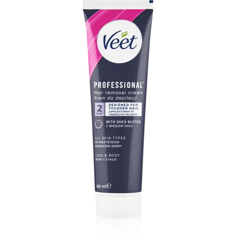 Veet Professional, Krem do depilacji każdy rodzaj skóry, 100ml