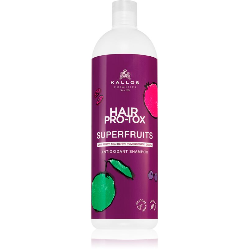 Kallos Hair Pro-Tox Superfruits szampon do włosów o działaniu przeciwutleniającym 1000 ml