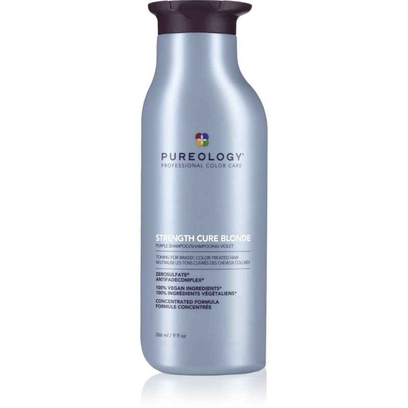 Pureology Strength Cure Blonde szampon fioletowy do włosów blond dla kobiet 266 ml