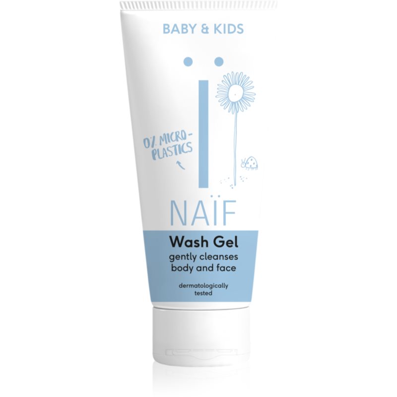 Naif Baby & Kids Wash Gel oczyszczający żel do mycia dla dzieci i niemowląt do ciała i twarzy 100 ml