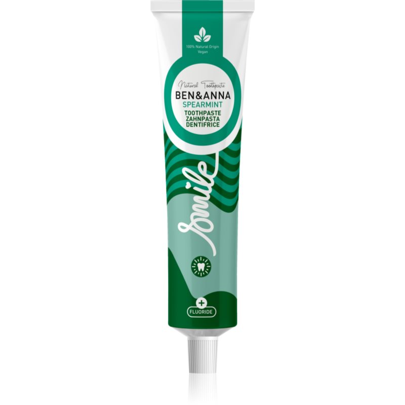 Natural Toothpaste naturalna pasta miętowa do zębów z fluorem Spearmint 75ml
