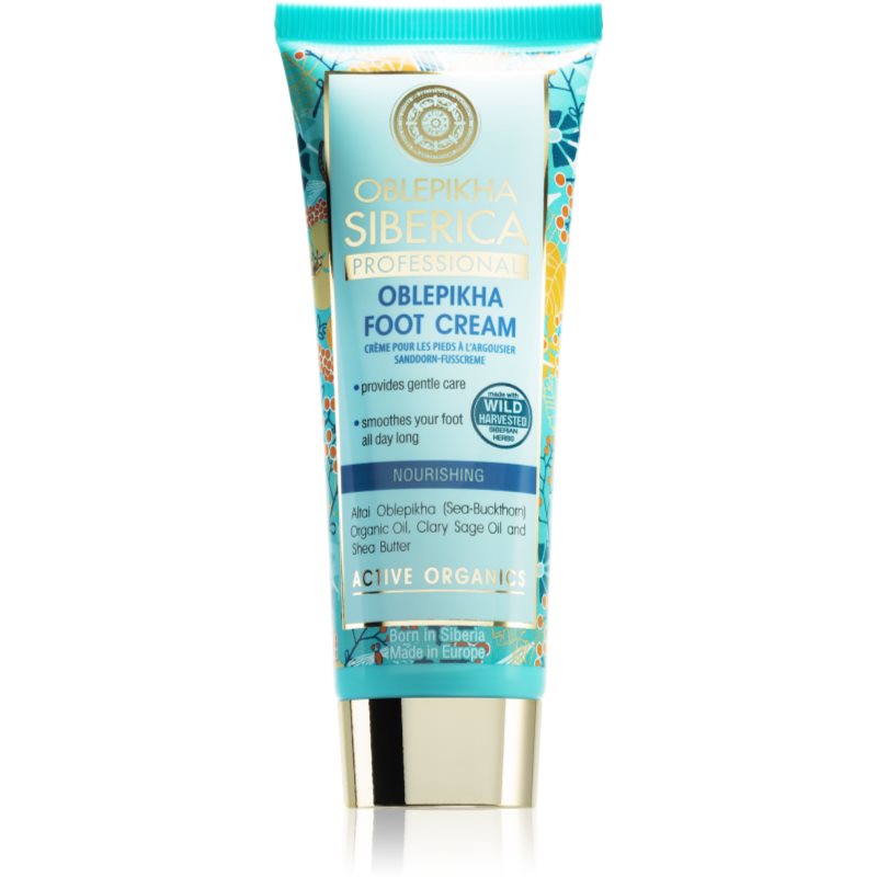 Natura Siberica EUROBIO LAB rokitnikowy krem do stóp odżywianie 75 ml