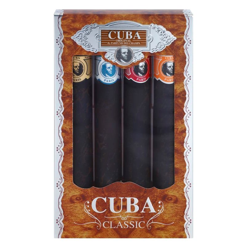 Cuba Cuba Blue zestaw Woda toaletowa Blue 35ml + woda toaletowa Yellow 35ml + woda toaletowa Red 35ml + woda toaletowa Orange 35ml dla mężczyzn 17177