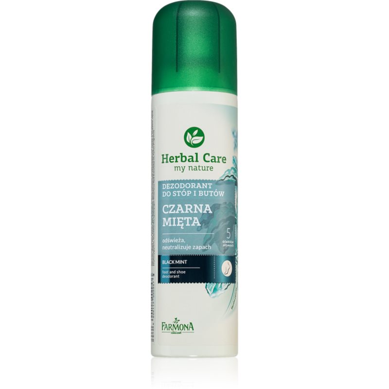 Farmona Herbal dezodorant do stóp z czarną miętą 150ml