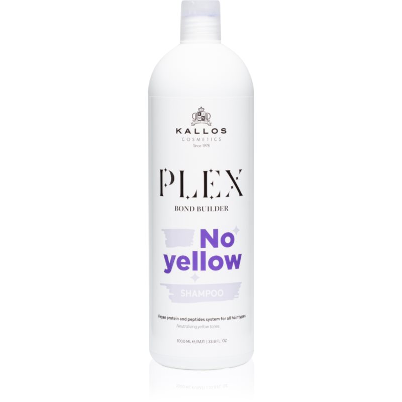 Kallos Plex No Yellow szampon neutralizujący żółte odcienie 1000 ml