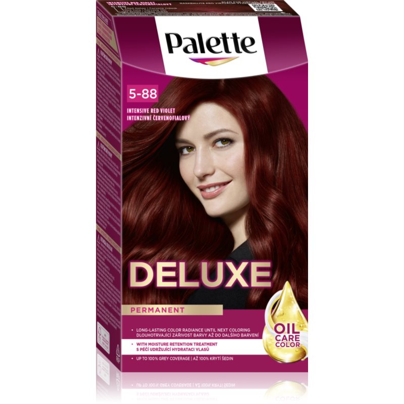 Schwarzkopf Permanentny kolor włosów Palette Deluxe cień 5 88 679) Intensive Red Violet)