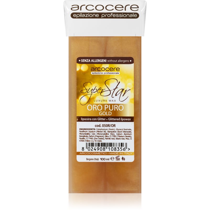 Em nail professional Wosk do depilacji 100ml ITALY - czyste złoto