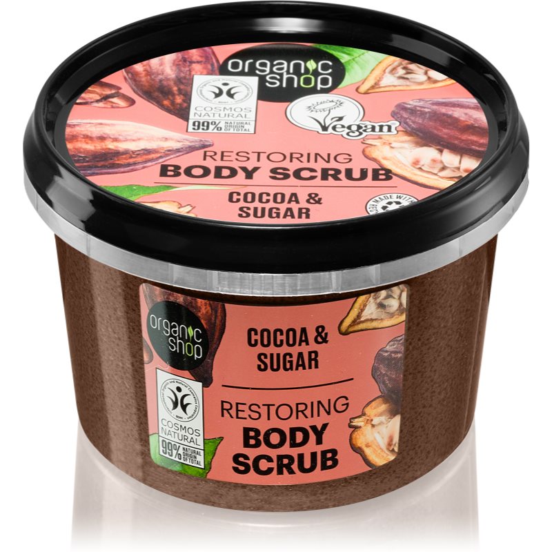 Organic Shop Organiczny Scrub Do Ciała Belgijska Czekolada 250ml