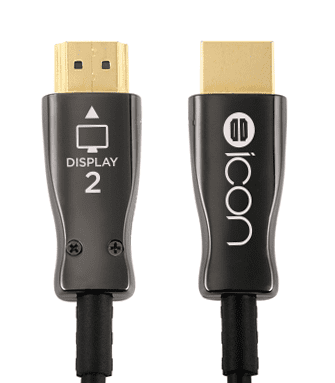 icon4K HDMI 0,5 mb aktywny kabel światłowodowy 4K 18Gbps