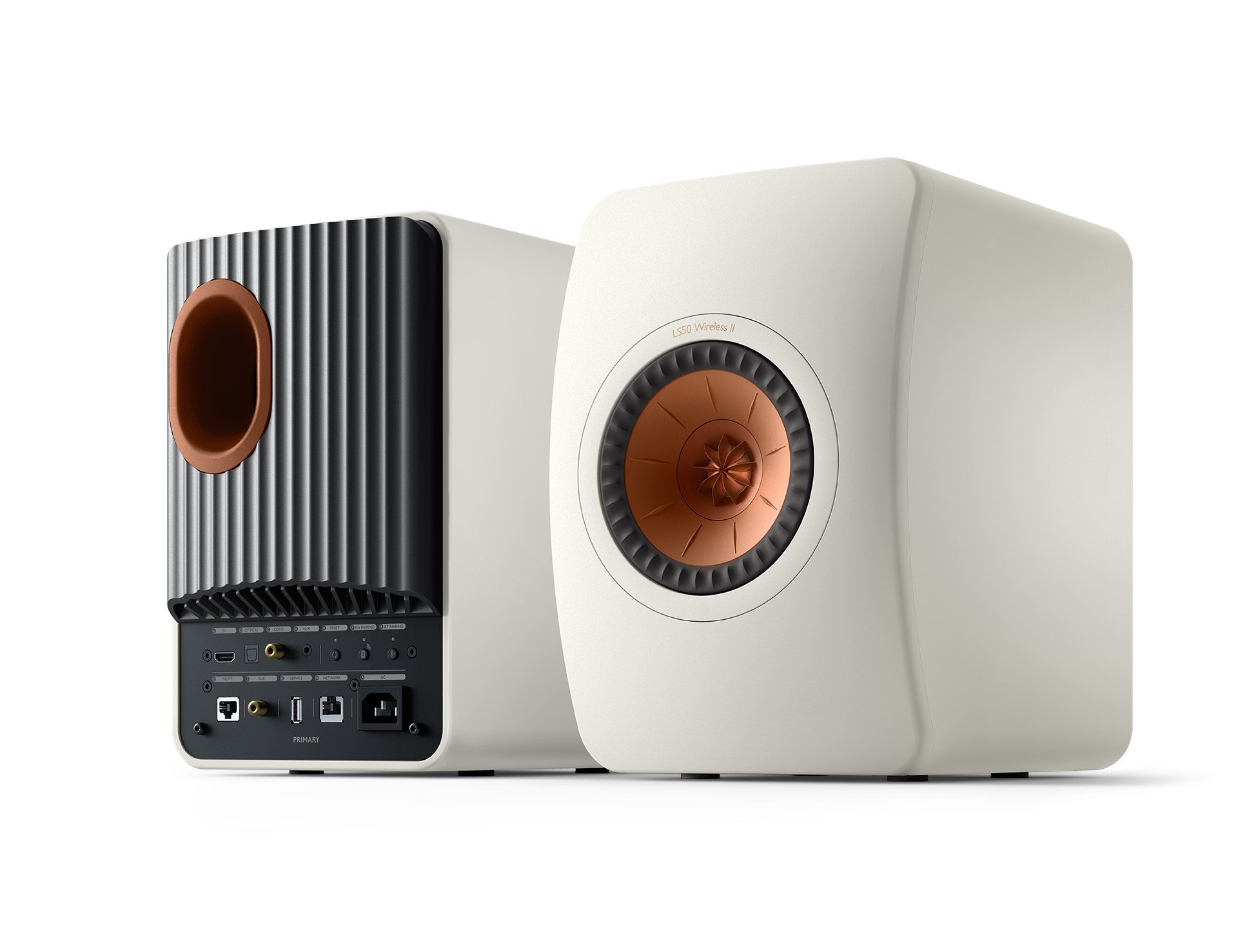 KEF LS50 Wireless II aktywna kolumna podstawkowa AirPlay2 HDMI (sztuka/biały) EISA AWARD 2021-22